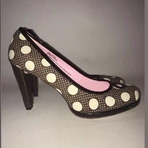 Poetic License London Polka Dot Doll Face Pumps